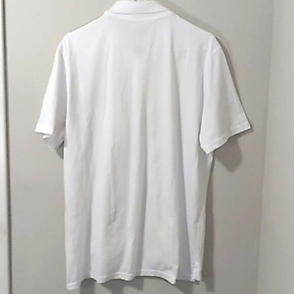 St.Johns Bay White Performance Polo Shirt. - Picture 3 of 4